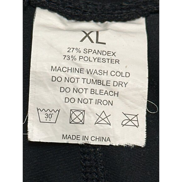 CCC Athletic Skirt Leggings Pocket on Leg Under Skirt Black Size Extra Large - Picture 7 of 8